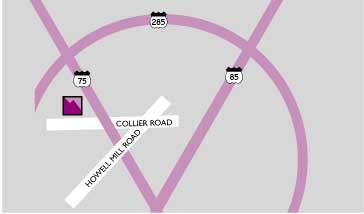 Atlanta Rocks! Intown Map
